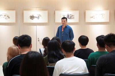 筆墨流芳，藝韻傳情——張子健作品展在圖書館隆重開幕暨文化交流活動(dòng)紀(jì)實(shí)
